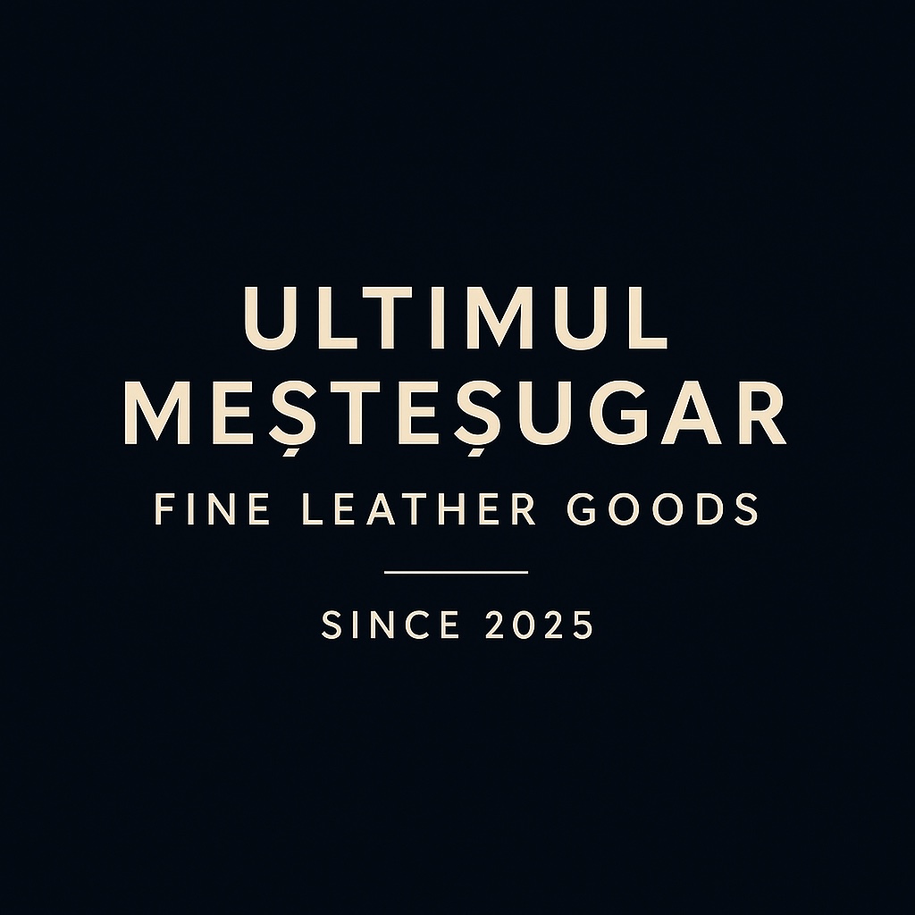 Ultimul Meșteșugar — Fine Leather Goods — Since 2025