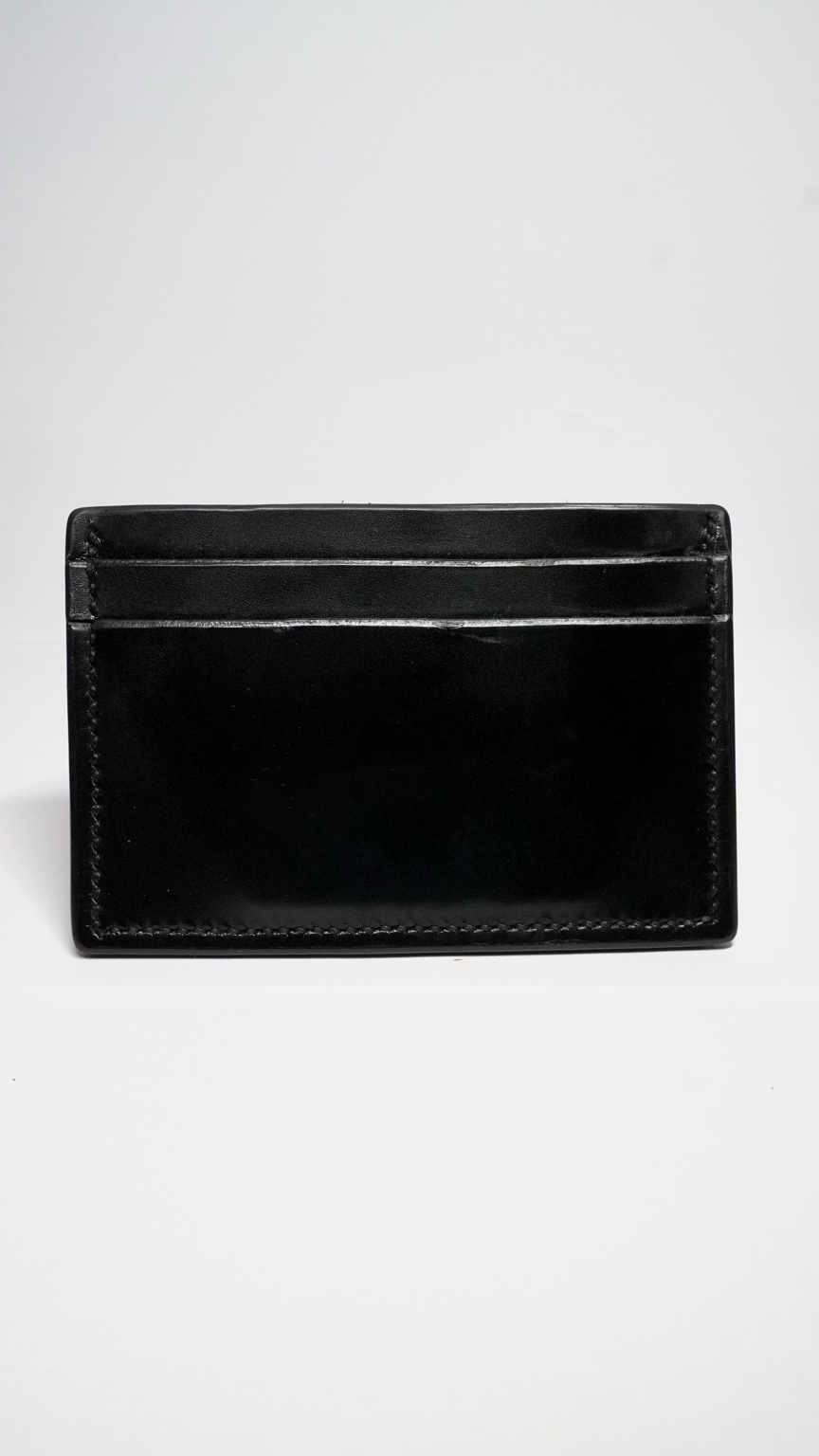 Card Holder No. 01 — Black Calf